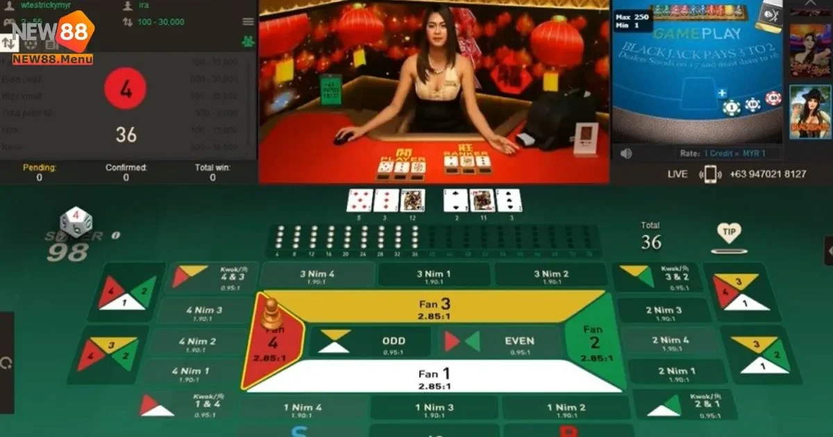 Hướng Dẫn Chơi Bài Fantan New88 Chi Tiết 3 Bài Fantan New88: Mẹo chơi fantan tại New88 giúp bạn dễ thắng