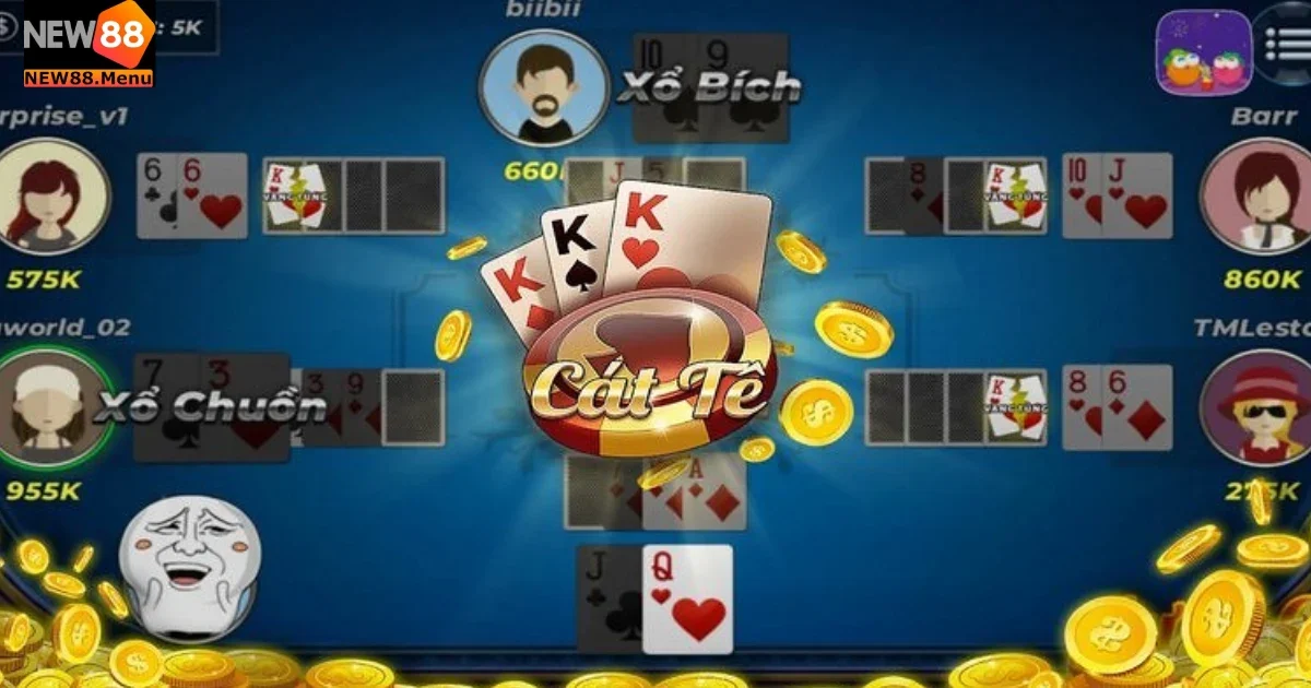 Hướng dẫn chi tiết cách chơi game bài catte tại New88